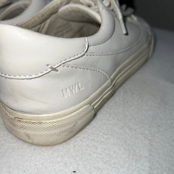 Madewell womens Sidewalk Low-Top Sneakers in white size 6 - Picture 11 of 11